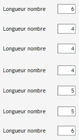GEDCOM Renumber - Choix de la longueur des nombres